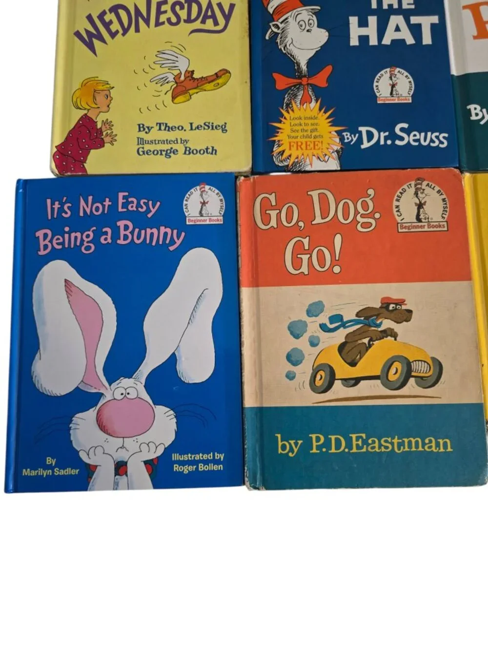 Dr Seuss Beginner Books Lot of 8 Cat in the Hat Hop on Pop ABC Go Dog Go Kids